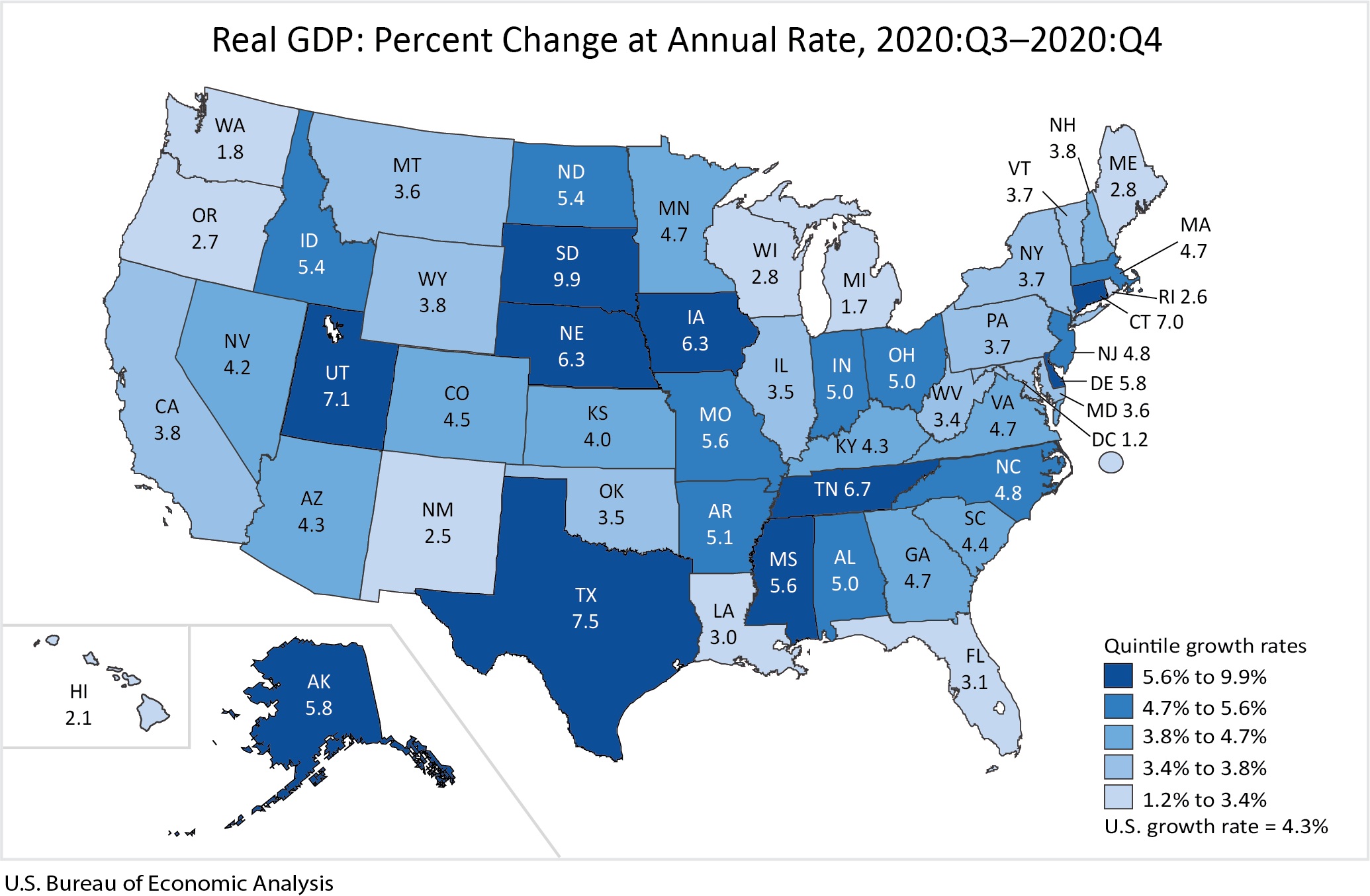 GDP Growth Map